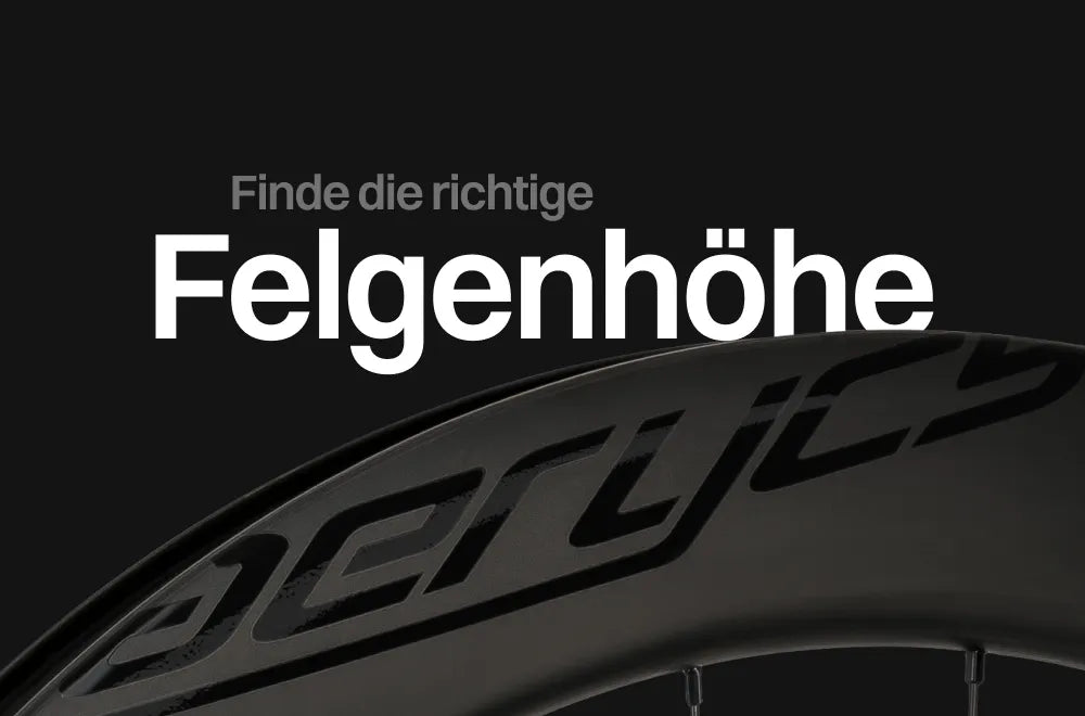 Finde die richtige Felgenhöhe