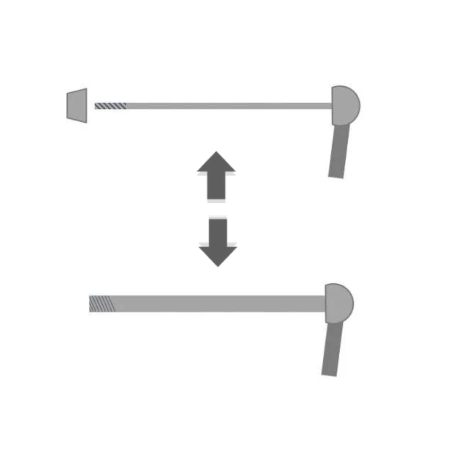 Umbau von Steckachse zu Schnellspanner